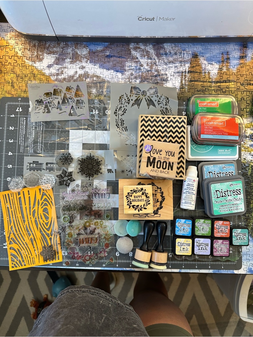 Stencils, Stamps, and Ink Pads Bundle
